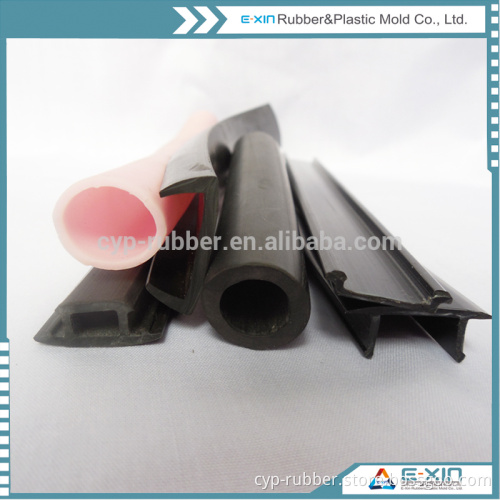 Soft PVC Profiles Rubber Seals / Extrusion Profiles Plastic Pipe Silicone Tube/Rubber extrusion profile